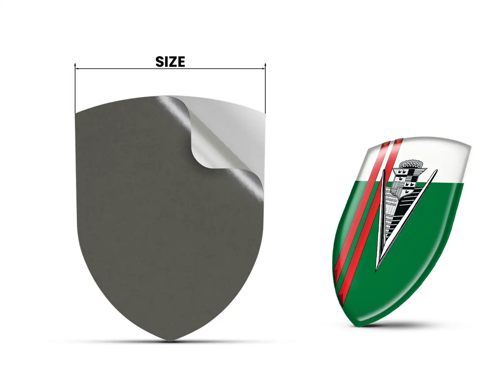 Cadillac Resin Self Adhesive decal Superior Quality Premium Domed  ST